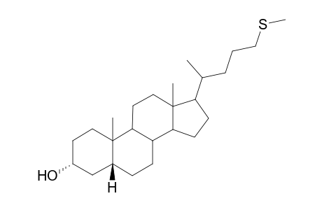 (3R,5R)-10,13-Dimethyl-17-(1-methyl-4-methylsulfanyl-butyl)-hexadecahydro-cyclopenta[a]phenanthren-3-ol