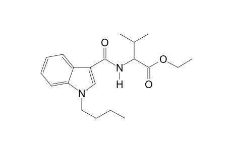 Ethyl 3-methyl-2-([(1-butyl-1H-indol-3-yl)carbonyl]amino)butanoate
