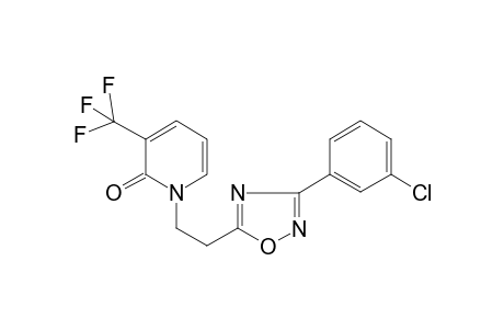 1-[2-[3-(3-Chloro-phenyl)-[1,2,4]oxadiazol-5-yl]-ethyl]-3-trifluoromethyl-1H-pyridin-2-one