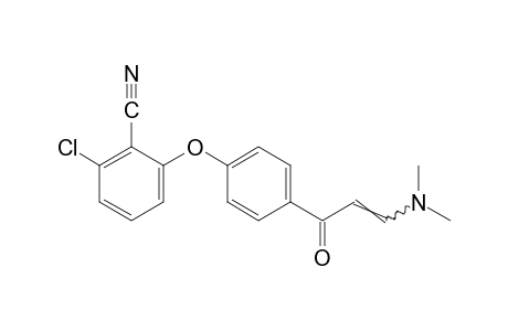 2-chloro-6-{p-[3-(dimethylamino)acryloyl]phenoxy}benzonitrile