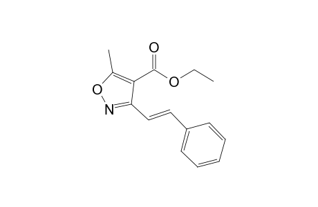 5-methyl-3-[(E)-2-phenylethenyl]-4-isoxazolecarboxylic acid ethyl ester