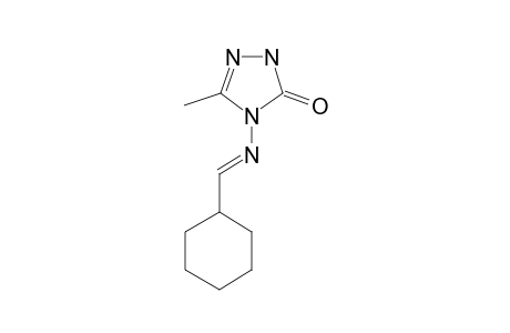 4-CYCLOHEXYLMETHYLENAMINO-3-METHYL-5-OXO-4,5-DIHYDRO-[1,2,4]-TRIAZOLE