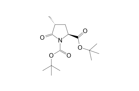 (2S,4R)-Di-tert-butyl-4-methyl-5-oxopyrrolidin-1,2-dicarboxylate