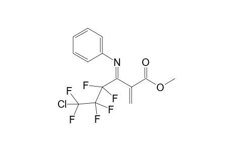 N-Phenyl-2-(3-chloro-1,1,2,2,3,3-hexafluoropropyl)-3-methoxycarbonyl-1-azabutadiene