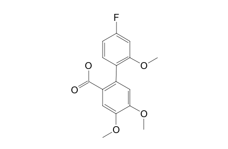3,4-DIMETHOXY-6-(4-FLUORO-2-METHOXYPHENYL)-BENZOIC_ACID
