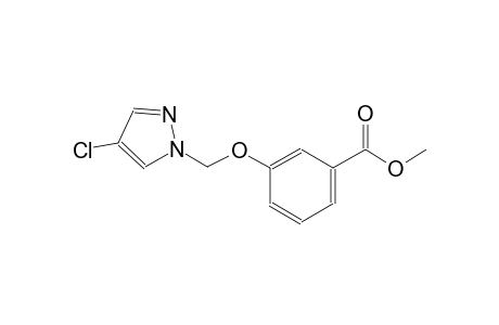 methyl 3-[(4-chloro-1H-pyrazol-1-yl)methoxy]benzoate