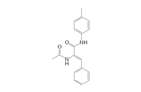 (2Z)-2-(Acetylamino)-N-(4-methylphenyl)-3-phenyl-2-propenamide