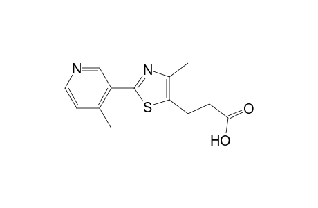 3-(5-Carboxyethyl-4-methyl-2-thiazolyl)-4-methylpyridine