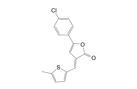 (E)-5-(4-Chlorophenyl)-3-(5-methyl-2-thienylmethylene)-2(3H)-furanone