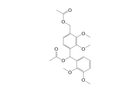 (4-Acetoxymethyl-2,3-dimethoxyphenyl)(2,3-dimethoxyphenyl)methyl acetate