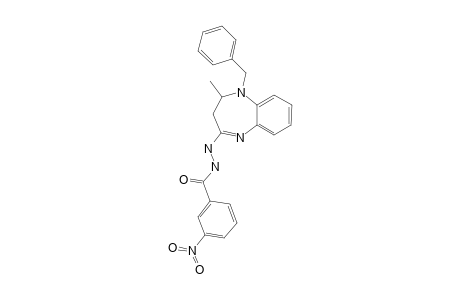 N'-(1-BENZYL-2-METHYL-2,3-DIHYDRO-1H-1,5-BENZODIAZEPIN-4-YL)-3-NITROBENZOHYDRAZIDE