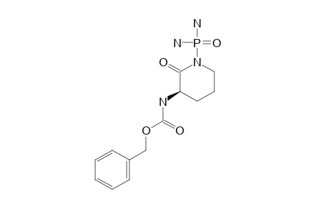 (3R)-3-BENZYLOXYCARBONYLAMINO-1-DIAMINOPHOSPHINYL-2-PIPERIDINONE
