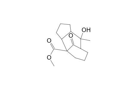 1-Carbomethoxy-7-hydroxy-7-methyltricyclo[6.3.1.0(2,6)]dodecan-12-one