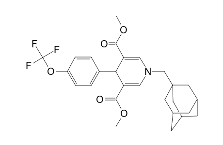 1-(1-adamantylmethyl)-4-[4-(trifluoromethoxy)phenyl]-4H-pyridine-3,5-dicarboxylic acid dimethyl ester