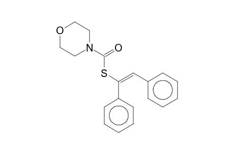 Morpholine-4-carbothioic acid, S-(1,2-diphenylvinyl) ester