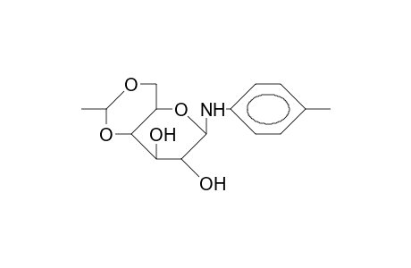 4,6-O-Ethylidene-N-(4-tolyl)-B-D-glucosylamine