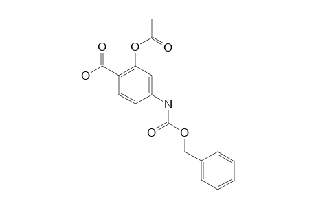 4-[N-(BENZYLOXYCARBONYL)-AMINO]-2-ACETOXY-SALICYLIC-ACID