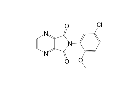 5H-pyrrolo[3,4-b]pyrazine-5,7(6H)-dione, 6-(5-chloro-2-methoxyphenyl)-