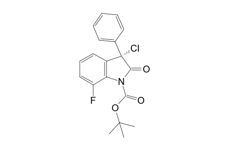 (3S)-tert-butyl 3-chloro-7-fluoro-2-oxo-3-phenylindoline-1-carboxylate