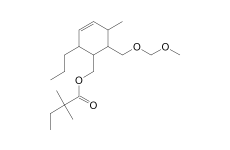 2,2-Dimethylbutanoic acid [3-methyl-2-(methoxymethoxymethyl)-6-propylcyclohex-4-en-1-yl]methyl