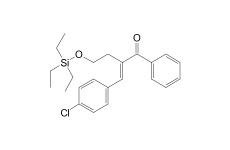 (2E)-2-[(4-chlorophenyl)methylene]-1-phenyl-4-triethylsilyloxy-butan-1-one