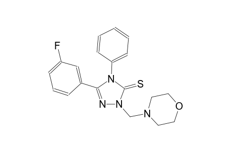 5-(3-fluorophenyl)-2-(4-morpholinylmethyl)-4-phenyl-2,4-dihydro-3H-1,2,4-triazole-3-thione