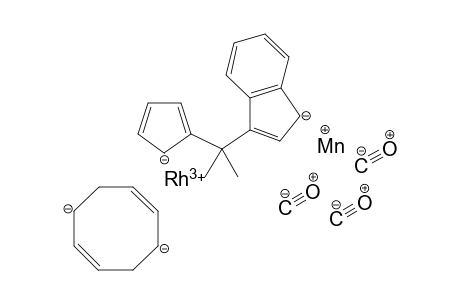 Rhodium(III) cycloocta-1,5-diene 3-(1-cyclopenta-1,3-dien-1-yl-1-methylethyl)-1H-inden-1-ide manganese(I) tricarbonyl