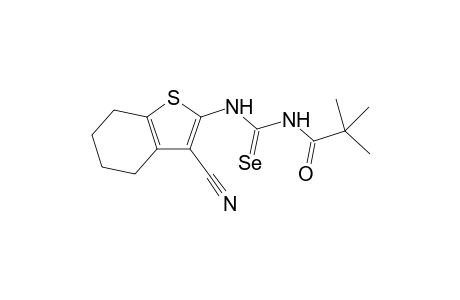 2-{3'-[(2",2"-Dimethylpropanoyl)seleno]ureido}-4,5,6,7-tetrahydrobenzo[1]thiophene-3-carbonitrile