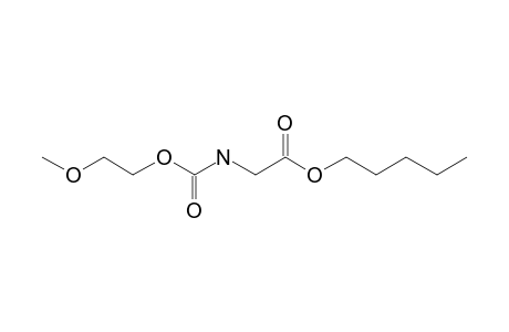 Glycine, N-(2-methoxyethoxycarbonyl)-, pentyl ester