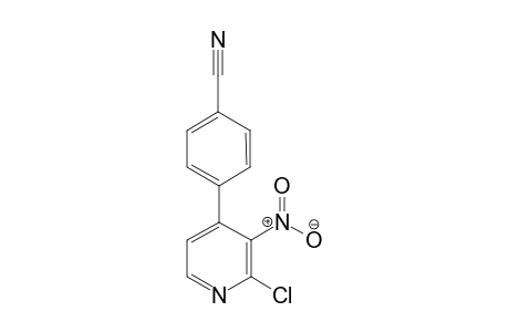 4-(2-Chloro-3-nitropyridin-4-yl)benzonitrile