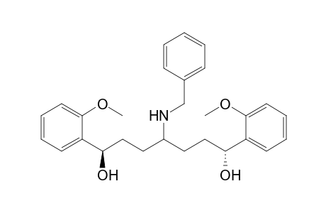 (1R,7R)-(+)-1,7-Bis(2-methoxyphenyl)-4-[(N-benzyl)amino]heptane-1,7-diol