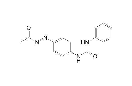 Urea, N-[4-[2-acetyldiazenyl]phenyl]-N'-phenyl-