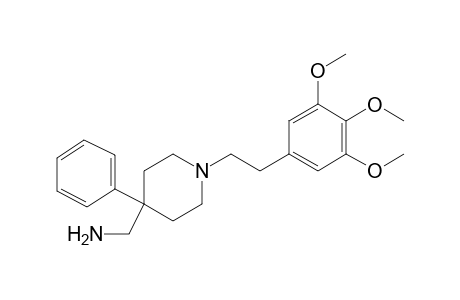 1-[2-(3,4,5-Trimethoxyphenyl)-ethyl]-4-phenylpiperidin-4-yl-methanamine