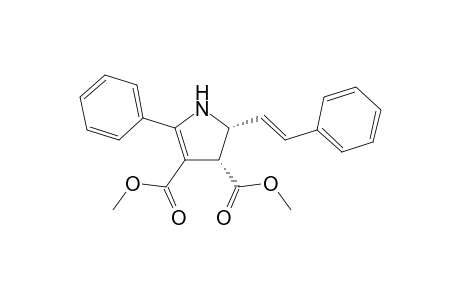 Dimethyl 4,5-cis-2-phenyl-5-(2-phenylethenyl)pyrrolin-3,4-dicarboxylate