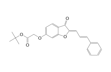 acetic acid, [[(2Z)-2,3-dihydro-3-oxo-2-[(2E)-3-phenyl-2-propenylidene]benzofuranyl]oxy]-, 1,1-dimethylethyl ester