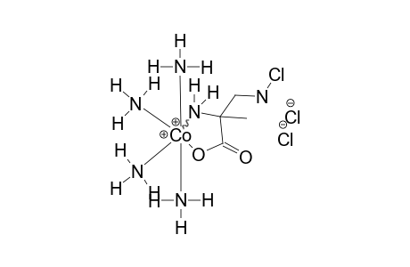 (2-AMINO-3-AMMONIO-2-METHYLPROPANOATE-N2,O)-TETRAAMINE-COBALT(III)-CHLORIDE