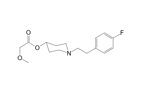 1-[2-(4-Fluorophenyl)ethyl]piperidin-4-yl-methoxy acetate