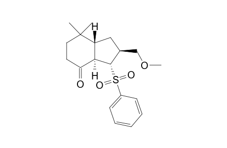 (+-)-3c-benzenesulfonyl-2-methoxymethyl-7,7-dimethyl-(3ar,7at)-octahydro-inden-4-one