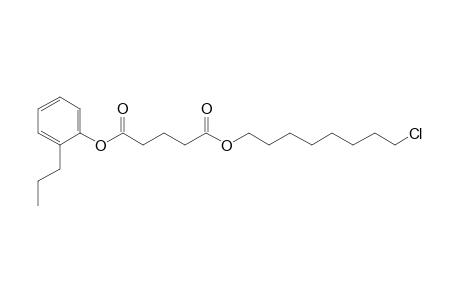 Glutaric acid, 8-chlorooctyl 2-propylphenyl ester