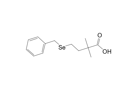 Butanoic acid, 2,2-dimethyl-4-[(phenylmethyl)seleno]-