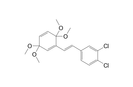 1-[(E)-2-(3,4-dichlorophenyl)ethenyl]-3,3,6,6-tetramethoxy-cyclohexa-1,4-diene