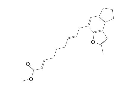 6-Methyl-3-[(8-methoxycarbonyl)octa-2,7,dien-1-yl]-5-oxatricyclo[7.3.0.0(4,8)]dodeca-1,2,4(8),6-tetraene