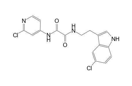 ethanediamide, N~1~-[2-(5-chloro-1H-indol-3-yl)ethyl]-N~2~-(2-chloro-4-pyridinyl)-