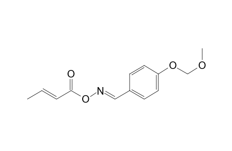 (2E)-1-({[(E)-(4-methoxymethoxyphenyl)methylidene]amino}oxy)but-2-en-1-one