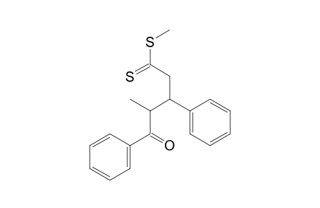Methyl 4-methyl-3,5-diphenyl-5-oxopentanedithioate