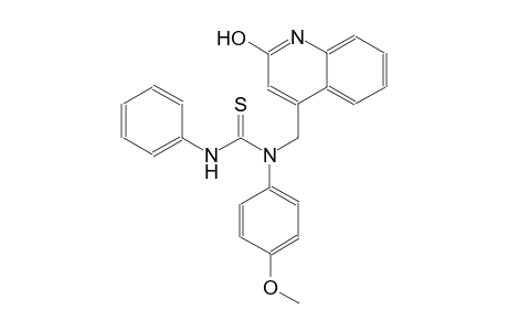 thiourea, N-[(2-hydroxy-4-quinolinyl)methyl]-N-(4-methoxyphenyl)-N'-phenyl-