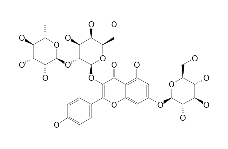 KAEMPFEROL-3-O-ALPHA-L-RHAMNOPYRANOSYL-(1->2)-BETA-D-GALACTOPYRANOSIDE-7-O-BETA-D-GLUCOPYRANOSIDE