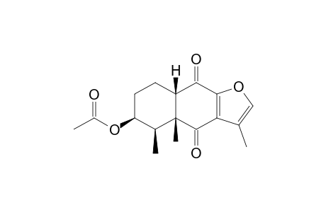 Naphtho[2,3-b]furan-4,9-dione, 6-(acetyloxy)-4a,5,6,7,8,8a-hexahydro-3,4a,5-trimethyl-, [4aR-(4a.alpha.,5.alpha.,6.alpha.,8a.alpha.)]-