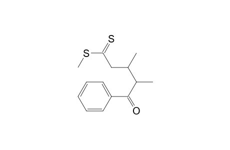 Methyl 3,4-dimethyl-5-phenyl-5-oxopentanedithioate