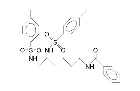 N-(5,6-Bis-toluene-P-sulfonamido-hexyl)-benzamide